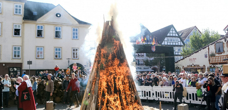Das Fierche brennt in diesem Jahr wieder. Die Stadt Bad Hersfeld wird im Ausnahmezustand sein.