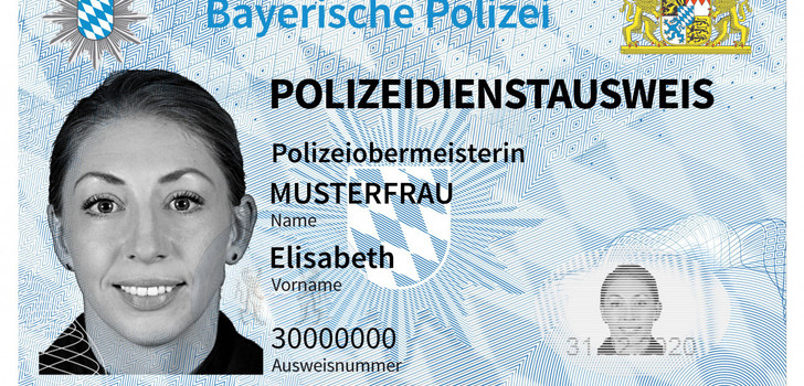 Bayerische Polizei mit neuem Dienstausweis - Osthessen
