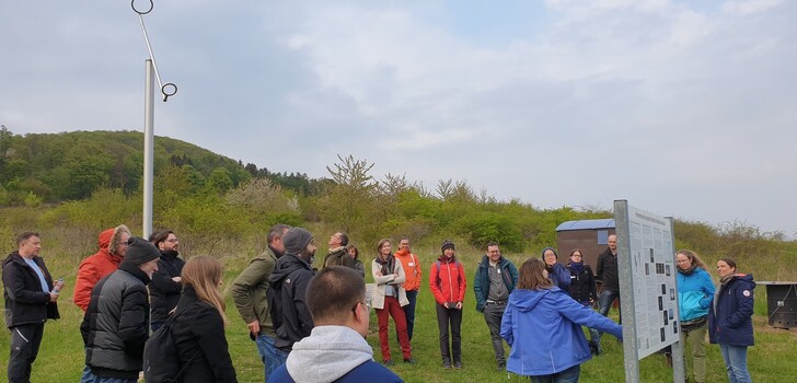 Himmelsschauplatz: Neben zahlreichen Vorträgen standen auch Exkursionen auf dem Plane – unter anderem zum Himmelsschauplatz in Hofaschenbach