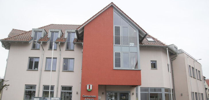 Das Rathaus im Ortsteil Baumbach der Gemeinde Alheim im nördlichen Landkreis Hersfeld-Rotenburg