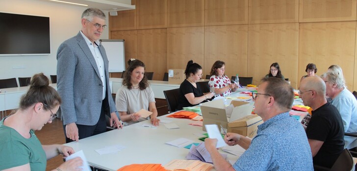 Die Wahlbeteiligung zum Kreisjugendparlament war erfreulich hoch.