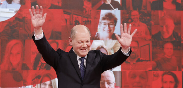 Olaf Scholz (62, SPD) wurde zum Kanzlerkandidaten gewählt
