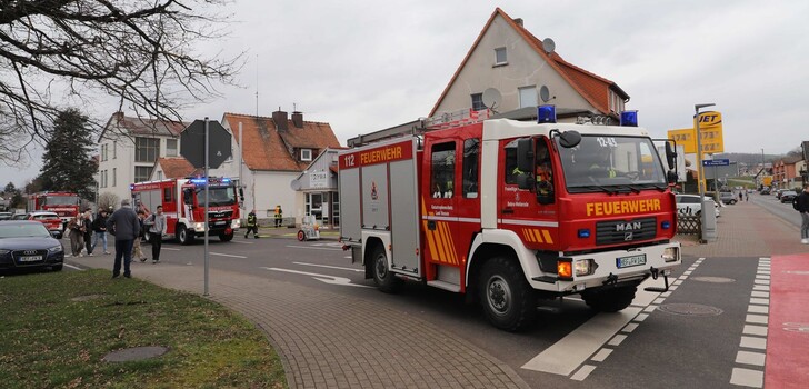 Zum Glück kein größerer Einsatz für die Feuerwehr am Dienstagnachmittag in Bebra